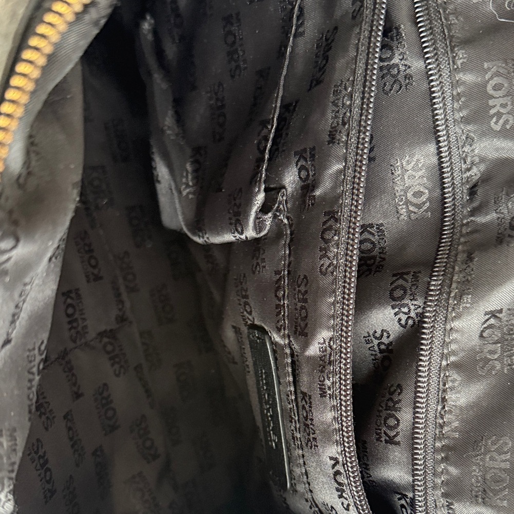 Michael Kors Black Pebbled Leather Satchel - Picture 7 of 9